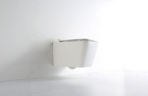 Унитаз подвесной Iberica Blanca Toledo IB.TLD.231.1B1 белый с сиденьем микролифт безободковый каскадный смыв - фото 4