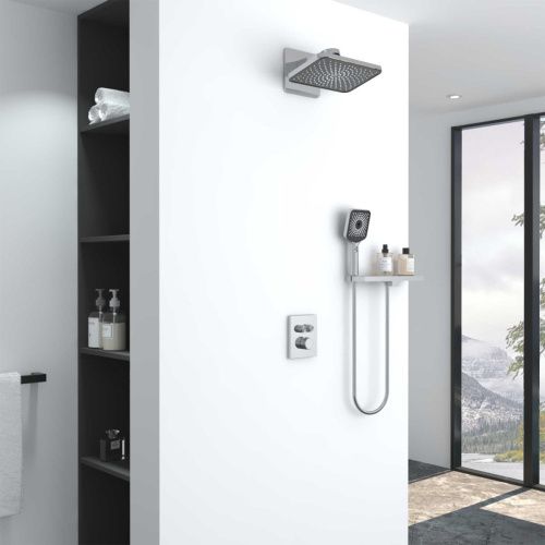 Душевая система Vincea Inspire VSFW-3I21MT4RCH встраиваемая в стену цвет хром с термостатом