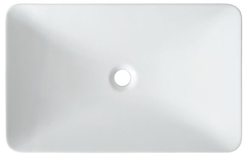 Раковина керамическая Allen Brau Fantasy 4.11016.20 60х40 накладная цвет белый без отверстий под смеситель - фото 2