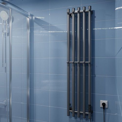 Полотенцесушитель электрический Altasan Арго Арго12027Г 25х120 серый - фото 4