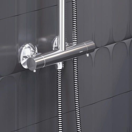 Душевая стойка Damixa Jupiter 977800000 настенная цвет хром - фото 5