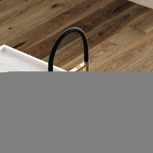 Смеситель для кухни Sancos Imola SC4010ZG на мойку черный/золото - фото 5