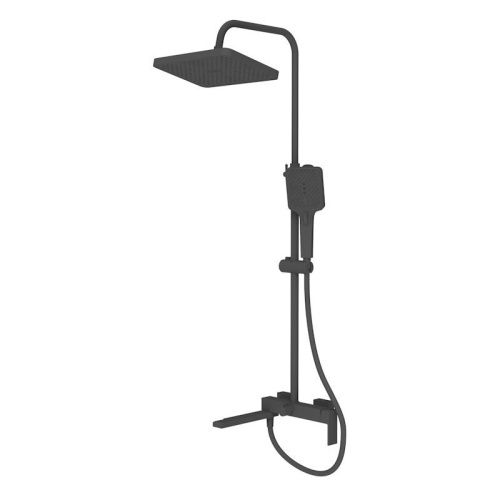 Душевая стойка Knotlor KN-23/BL настенная цвет черный - фото 2