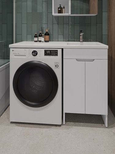 Тумба с раковиной Orange Sistema STD-110TUW+RAR 110х50 напольная цвет белый - фото 2