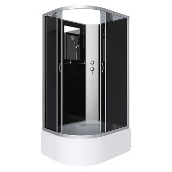 Душевая кабина Niagara Classic 25101434RBK 120х80 асимметричная без крыши ориентация правая