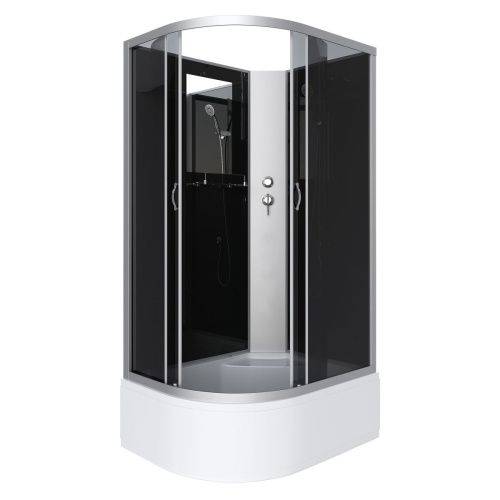 Душевая кабина Niagara Classic 25101434RBK 120х80 асимметричная без крыши ориентация правая