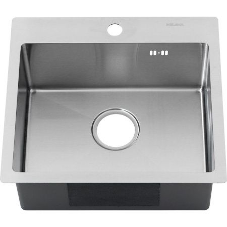 Кухонная мойка Melana ProfLine MLN-R48544H 50х45 цвет серый поверхность матовая