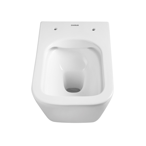 Унитаз подвесной CHARUS TORRE BIANCA EWC700-114W белый с сиденьем микролифт безободковый каскадный смыв - фото 3