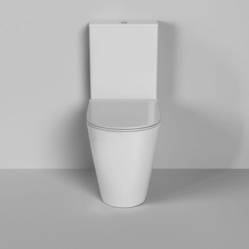 Унитаз напольный с бачком Grossman Style GR-4473S белый с сиденьем микролифт безободковый каскадный смыв - фото 3