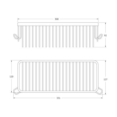 Полка в ванную комнату Artwelle Universell 4134 - фото 2