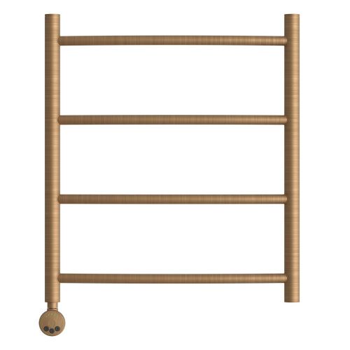 Полотенцесушитель электрический Point Афина PN04156BRE 55х65 бронза - фото 4