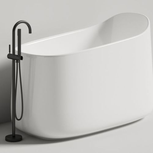 Ванна из литьевго мрамора Salini ORIENTE 1043101MF 140х80 отдельностоящая асимметричная - фото 5