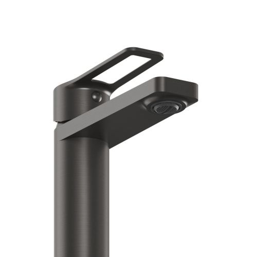 Смеситель Tokito KOBE TOK-KOB-1012 на раковину вороненая сталь - фото 3