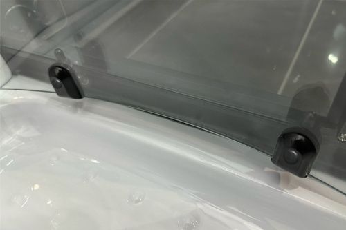 Душевая кабина Royal Bath HK RB90HK1-T-BL Practic 90х90 четверть круга с крышей ориентация универсальная - фото 4