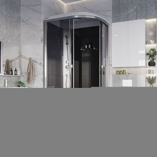 Душевая кабина Niagara Eco E120/80/26L/TN 120х80 асимметричная с крышей ориентация левая - фото 3