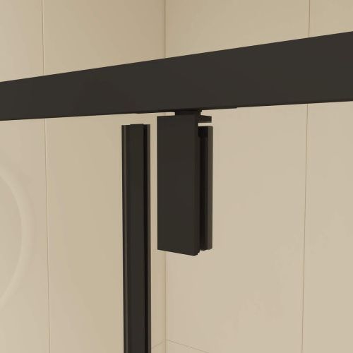 Душевой уголок RGW Classic 350904698-24 90х80 стекло матовое профиль черный без поддона - фото 3