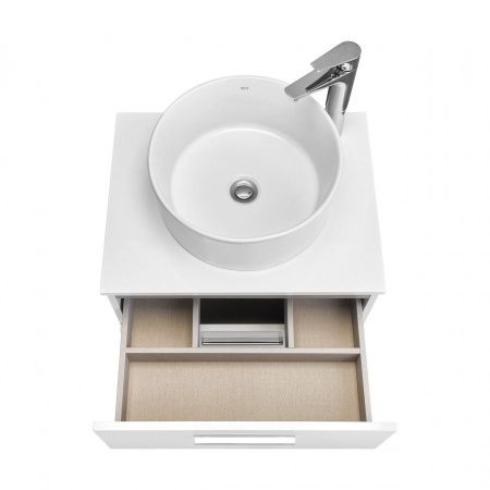 Тумба под раковину Roca Victoria A857468806 60х50 подвесная цвет белый