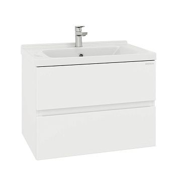 Тумба под раковину Onika Эвада 107061 70х40 подвесная цвет белый