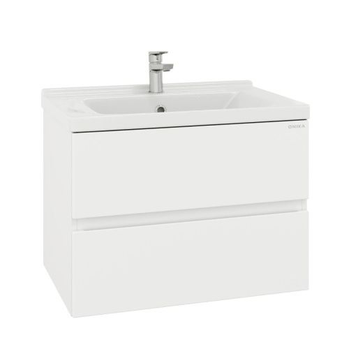 Тумба под раковину Onika Эвада 107061 70х40 подвесная цвет белый