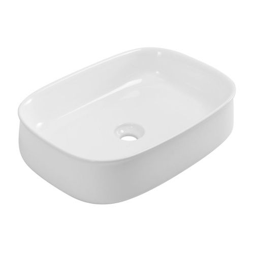 Раковина керамическая Cezares CZR-6582 60х40 накладная цвет белый без отверстий под смеситель - фото 2