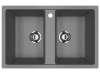 Кухонная мойка Ulgran Classic U-608-309 75х50 цвет серый