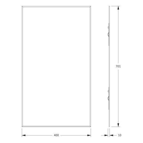 Зеркало Evoform Standard BY 0212 40х70 подвесное - фото 2