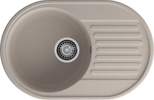 Кухонная мойка Granfest Quarz 18 песочный 75х50 цвет бежевый поверхность матовая
