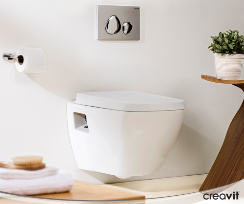 Клавиша смыва механическая Creavit GP7004.00 цвет хром - фото 3