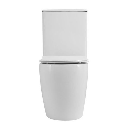 Унитаз напольный Art&Max Parma AM6089CPRVTSC белый с сиденьем микролифт смыв торнадо - фото 2