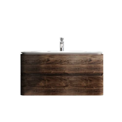 Тумба под раковину Am.Pm Sensation M30FHX1002NF 100х50 подвесная цвет коричневый - фото 2