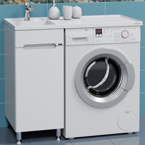 Тумба под раковину СанТа Лондон 224038 40х50 напольная цвет белый