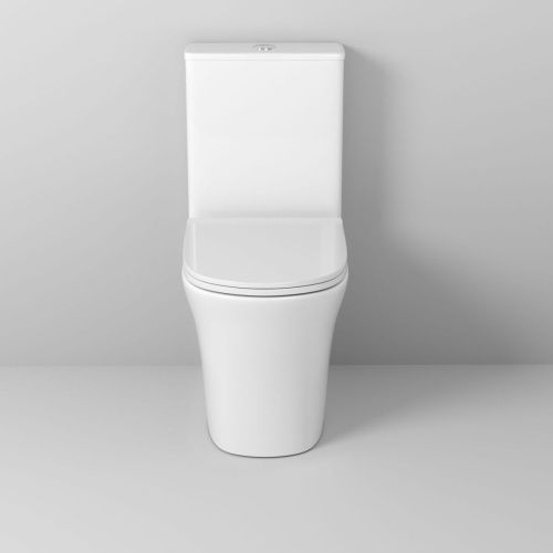 Унитаз напольный с бачком Grossman Classic GR-4466S белый с сиденьем микролифт безободковый каскадный смыв - фото 3