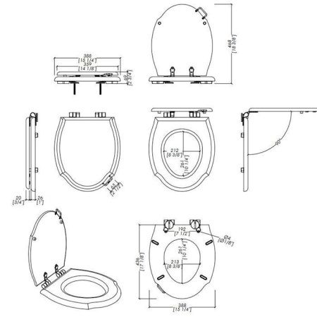 Крышка сиденье для унитаза Devon Devon Westminster 3IBSEBIAW (ст.арт. 2IBSEBIAW)