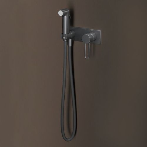 Гигиенический душ со смесителем Iddis Duna DUNGMV0i08 серый - фото 2