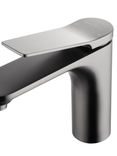 Смеситель Wonzon & Woghand WW-XH-010-BGG на раковину серый - фото 4