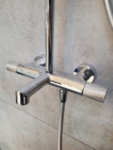 Душевая стойка AltroBagno Intento AltroBagnoIntento030420Cr настенная цвет хром - фото 3