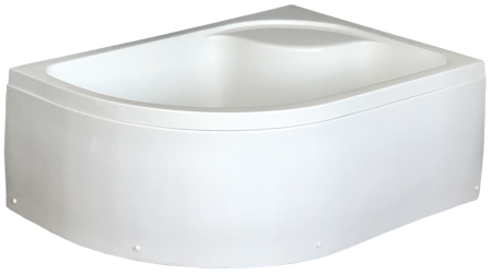 Душевой уголок Royal Bath BK RB8120BK-C-CH-R 120х80 стекло прозрачное профиль хром с поддоном