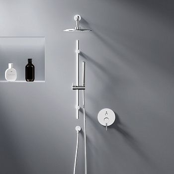 Душевая система Damixa Scandinavian Pure 936530000 встраиваемая в стену цвет хром