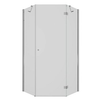 Душевой уголок Ambassador Diamond 12011112R 100х100 стекло прозрачное профиль хром без поддона