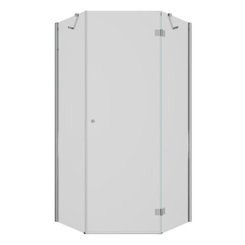 Душевой уголок Ambassador Diamond 12011112R 100х100 стекло прозрачное профиль хром без поддона