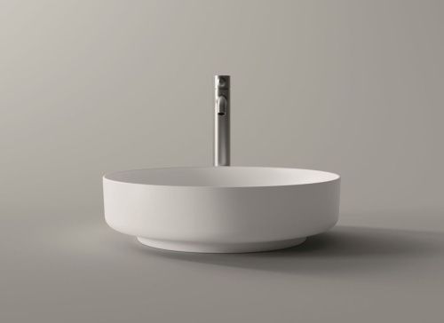 Раковина керамическая Alice Form 22420101 50х50 накладная цвет белый без отверстий под смеситель - фото 4