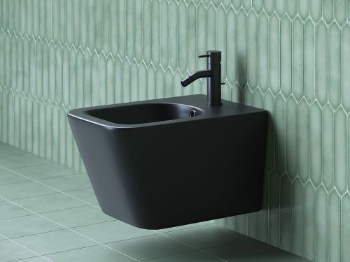 Биде подвесное Ceramica Nova METRIC CN3008MB цвет черный - фото 2