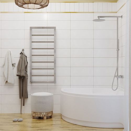 Ванна акриловая Тритон Троя Щ0000045648 150х150 угловая четверть круга без каркаса - фото 4