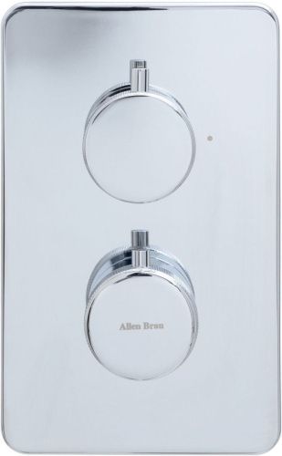 Смеситель для ванны с душем Allen Brau Priority 5.31113-00 встраиваемый в стену хром с термостатом - фото 3