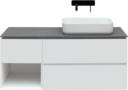 Тумба под раковину Allen Brau Infinity 1.21007.WM 120х50 подвесная цвет белый - фото 5