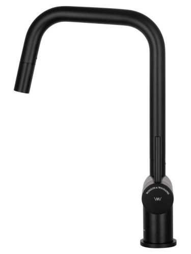 Смеситель для кухни Wonzon & Woghand WW-6018-MB на мойку черный - фото 3