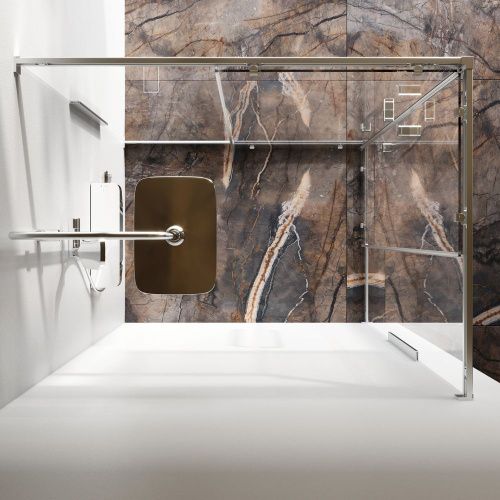 Душевой уголок Am.Pm Func W84G-403-12090-MТ 120х90 стекло прозрачное профиль хром без поддона - фото 4