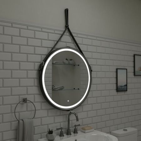 Зеркало Continent Millenium Black ЗЛП969 70х70 подвесное