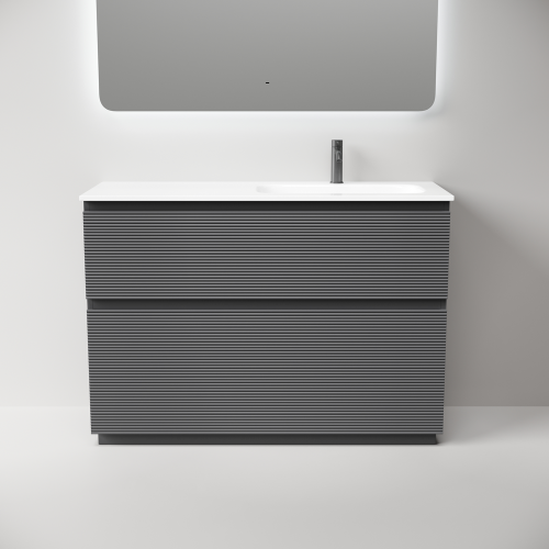 Тумба под раковину Sancos FOLK Floor FL120FRGS 120х40 напольная цвет серый - фото 5