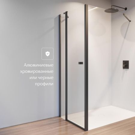 Душевая перегородка Roca CAPITAL 7.M440.9.016.M 90х195 стекло прозрачное профиль черный